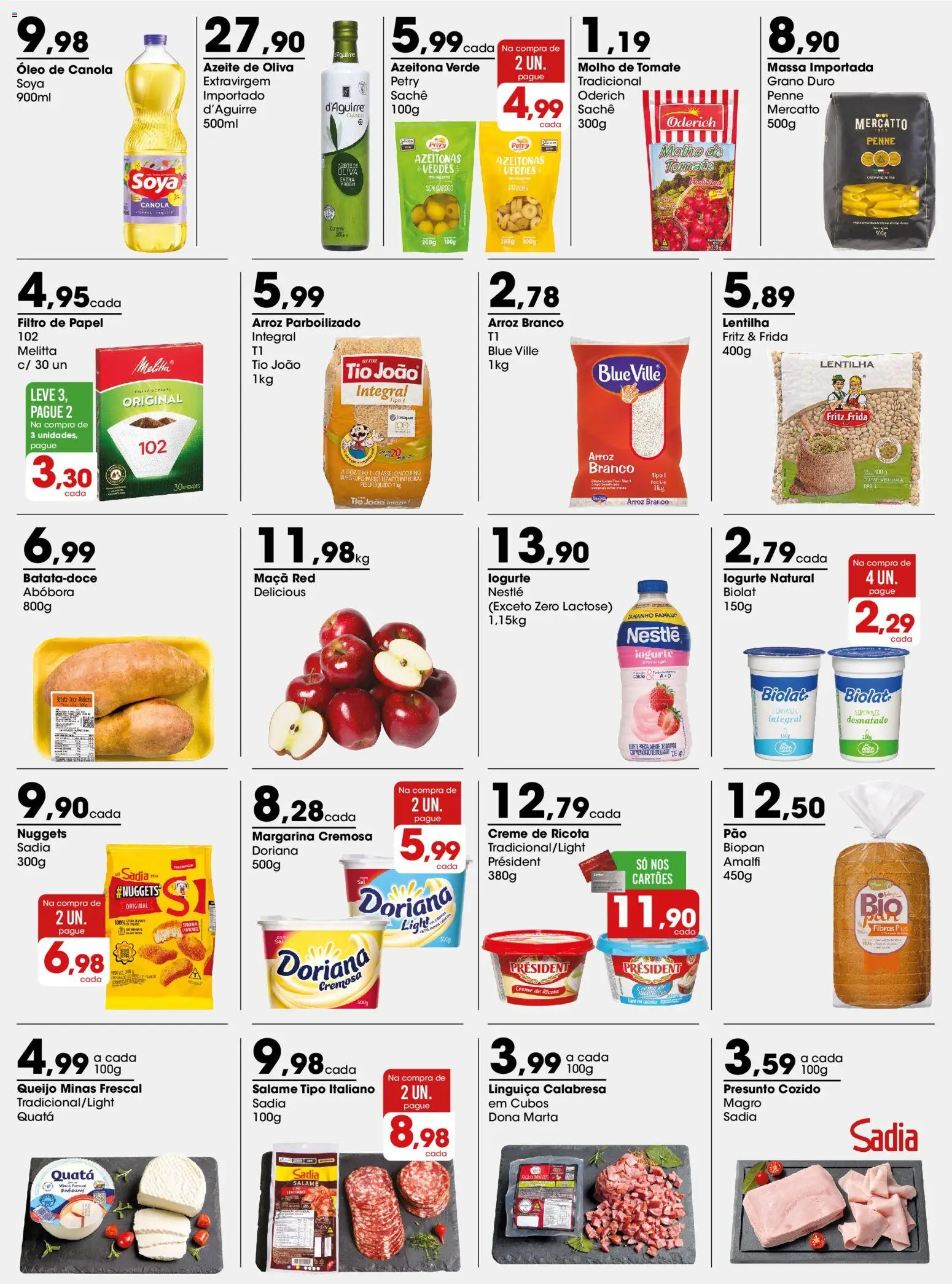 Zaffari Folheto - válido de 23.03.2026 | Página: 2 | Produtos: Lentilha, Linguiça, Leite, Creme