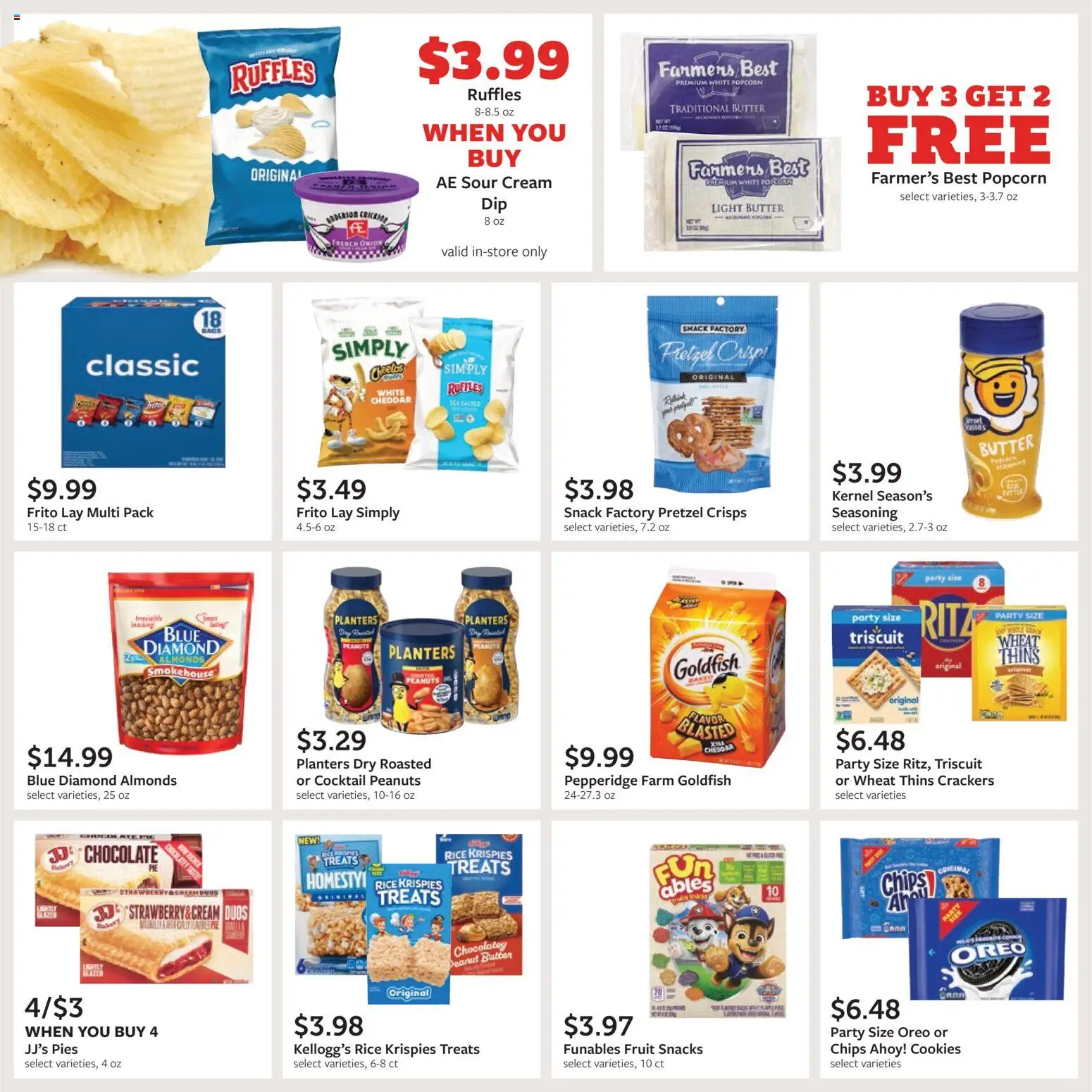 Fareway Monthly Ad - valid from 30.03.2026 | Page: 16 | Products: Chocolate, Sour cream, Cream, Onion