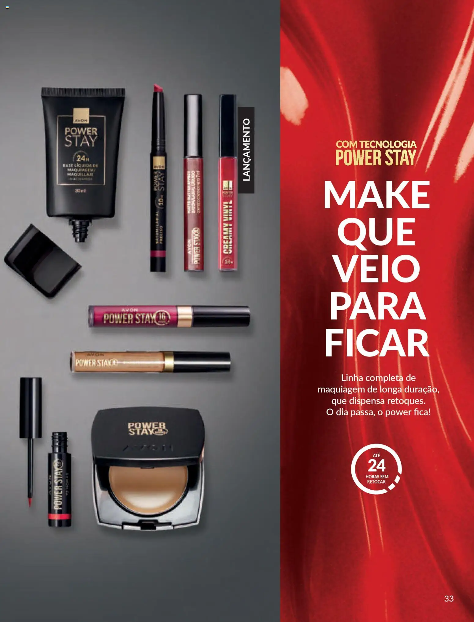 Avon Folheto - válido de 06.01.2026 | Página: 33 | Produtos: Maquiagem, Base