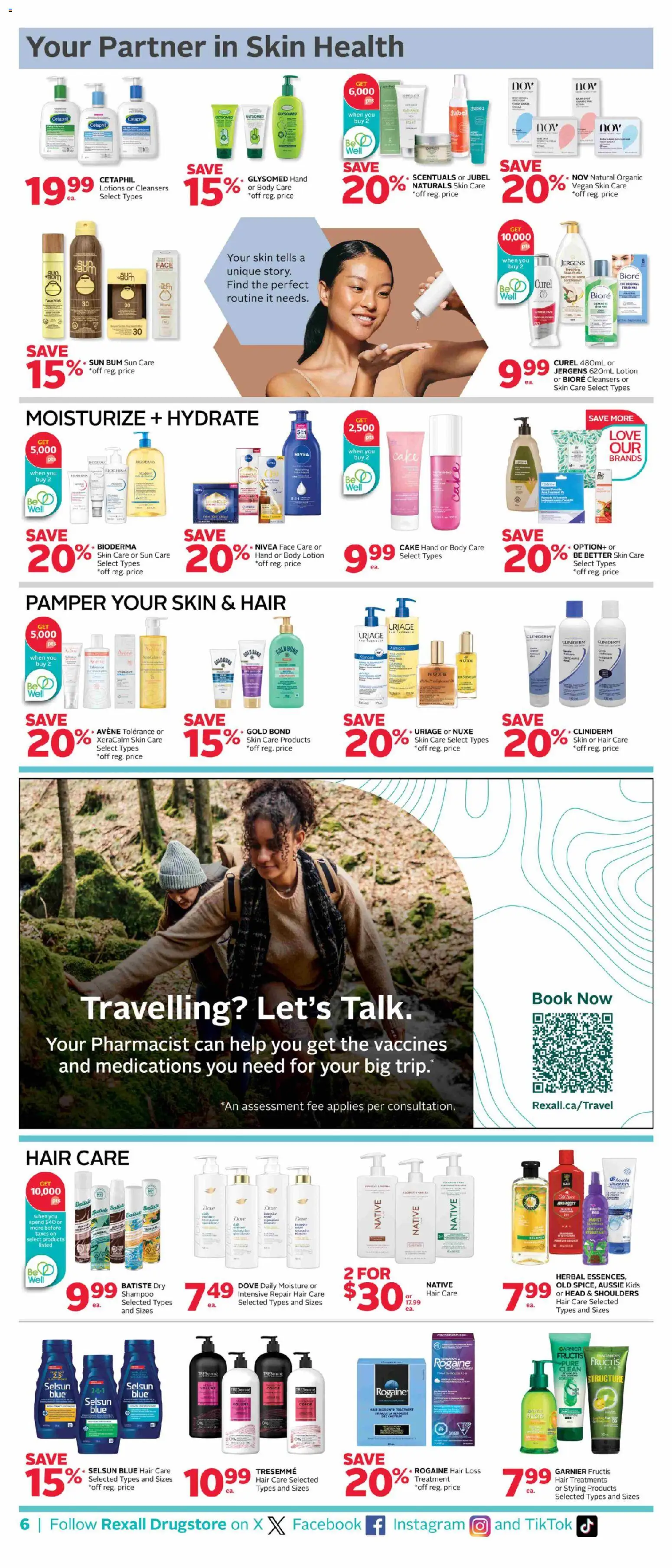 Rexall flyer valid from 24.10.2025 | Page: 10 | Products: Case, Shampoo, Body lotion