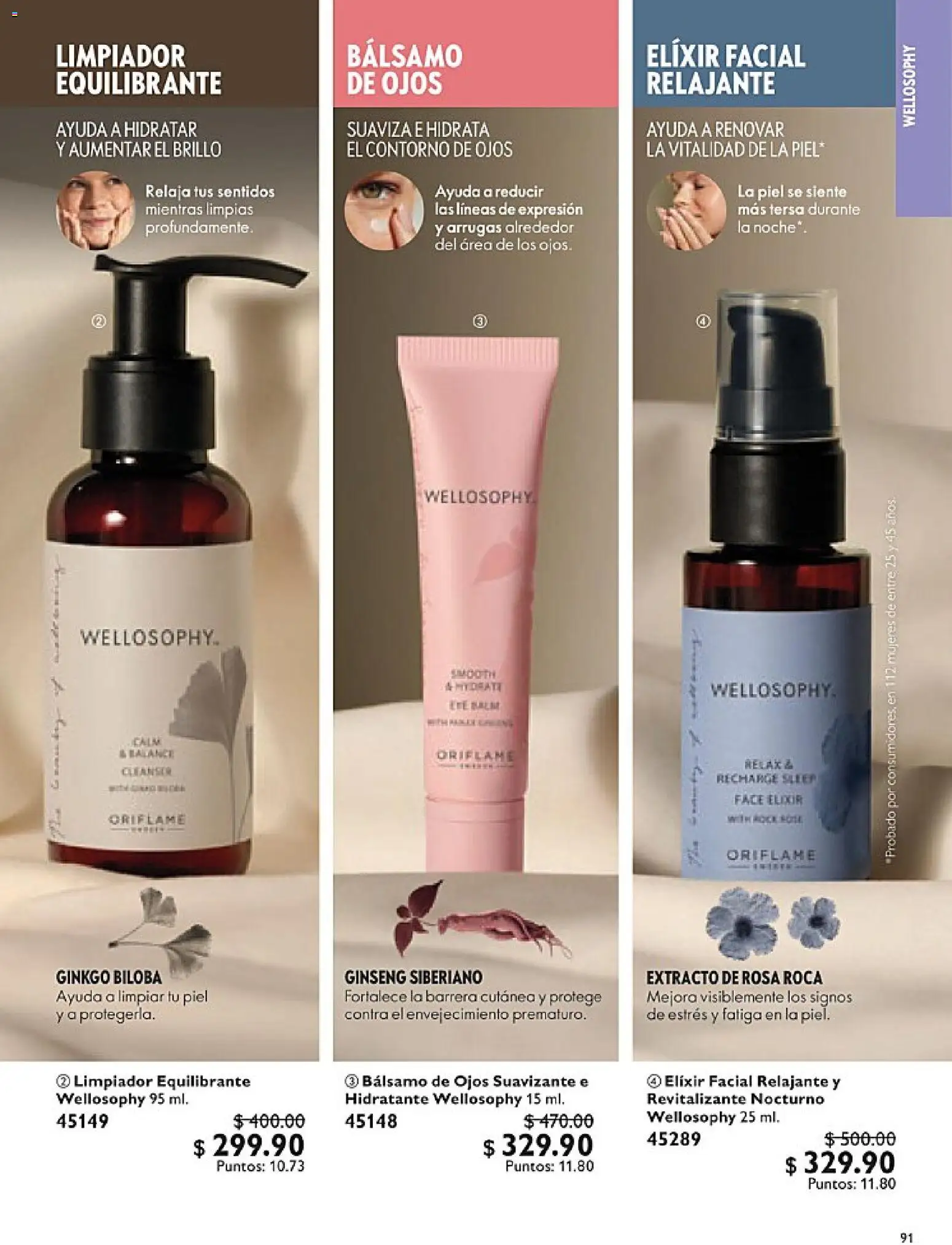 Nuevas ofertas de Oriflame válidas en toda la República Mexicana desde el 24.01.2026. ¡Encuentra las mejores ofertas en Oriflame campaña 2 2026! | Página: 91 | Productos: Brillo, Bálsamo, Suavizante, Limpiador