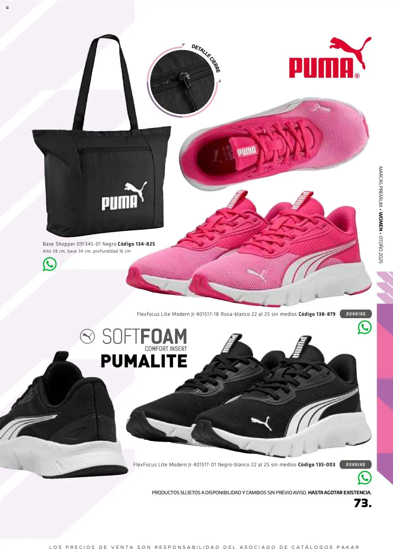 Nuevas ofertas de SC Pakar válidas en toda la República Mexicana desde el 29.08.2025. ¡Encuentra las mejores ofertas en SC Pakar - Catálogo Otoño Women! | Página: 73