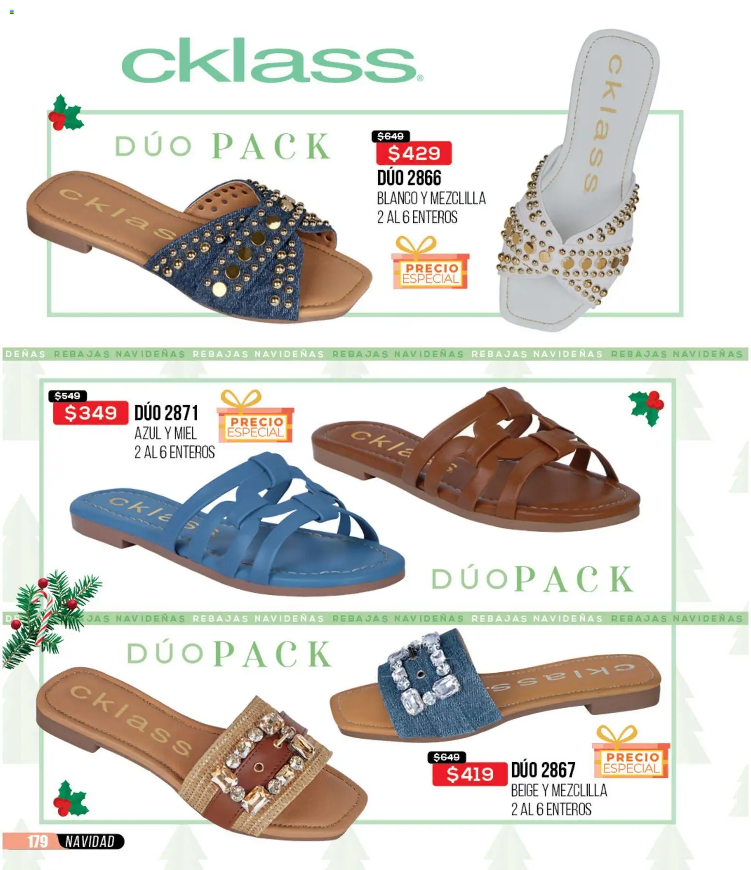 Nuevas ofertas de Cklass válidas en toda la República Mexicana desde el 30.11.2025. ¡Encuentra las mejores ofertas en Cklass catálogo Rebajas Navideñas Ropa! | Página: 437