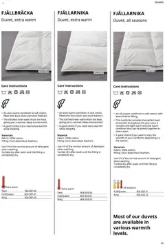 Preview of IKEA weekly ads valid from 01.01.2025 | Page: 41 | Products: Detergent, Comforter