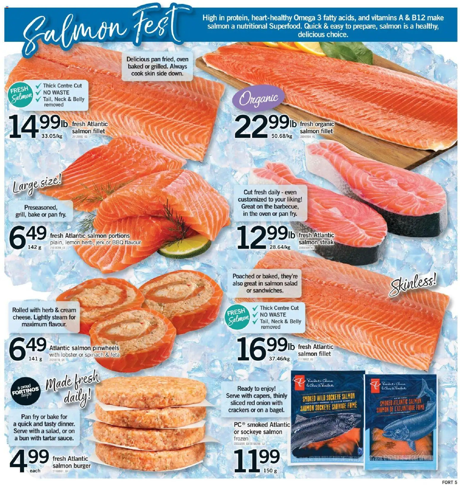 Fortinos flyer valid from 23.10.2025 | Page: 6 | Products: Cream, Salad, Oven