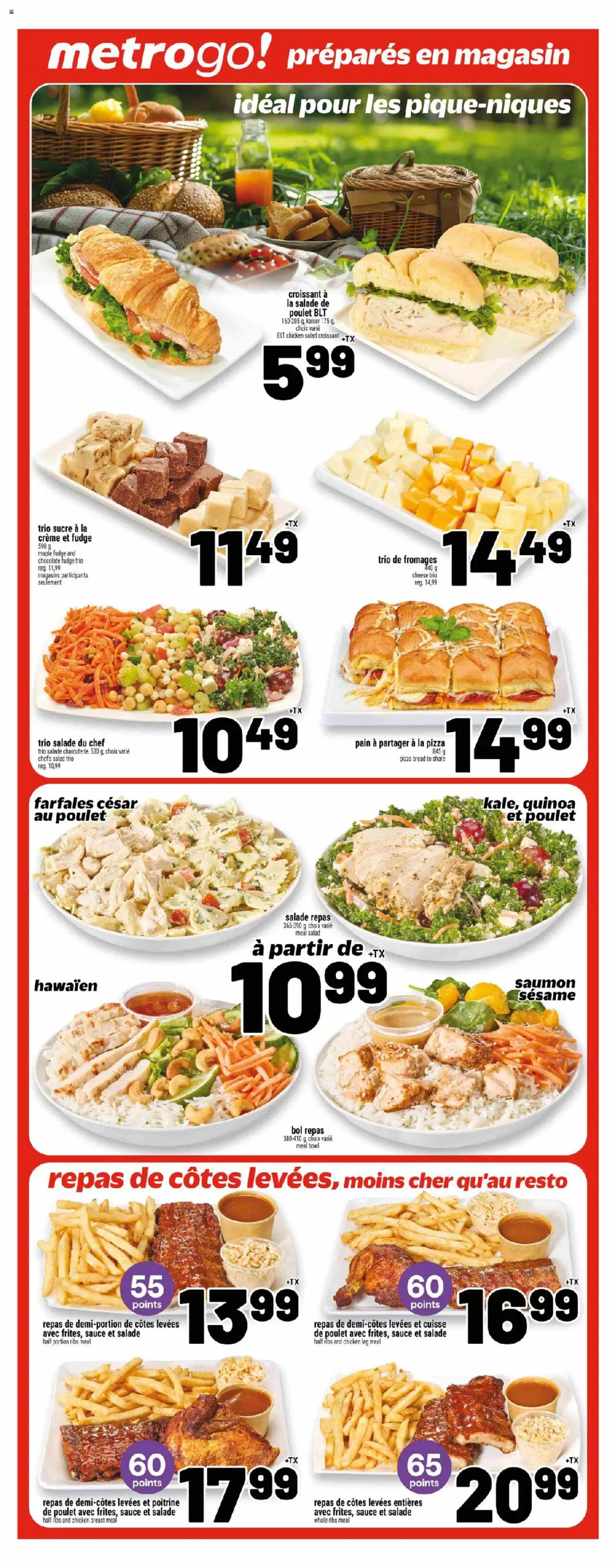 Metro flyer valid from 14.08.2025 | Page: 13 | Products: Salad, Bread, Chocolate, Chicken