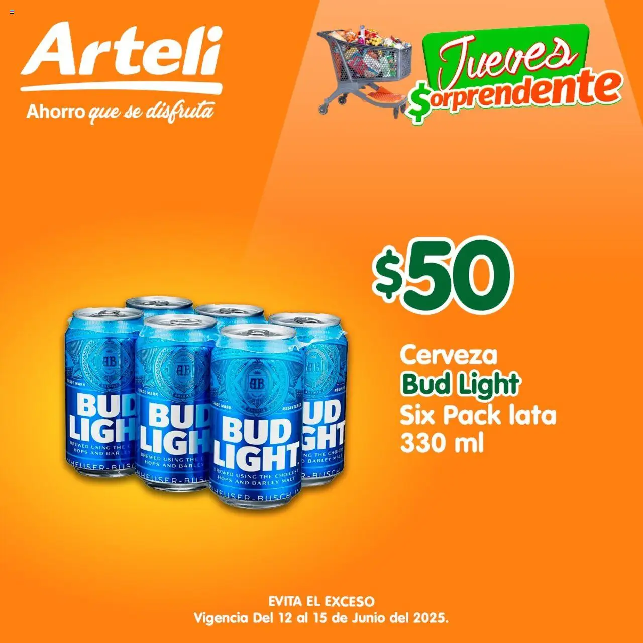Nuevas ofertas de Arteli válidas en toda la República Mexicana desde el 12.06.2025. ¡Encuentra las mejores ofertas en Arteli promociones! | Página: 2 | Productos: Cerveza