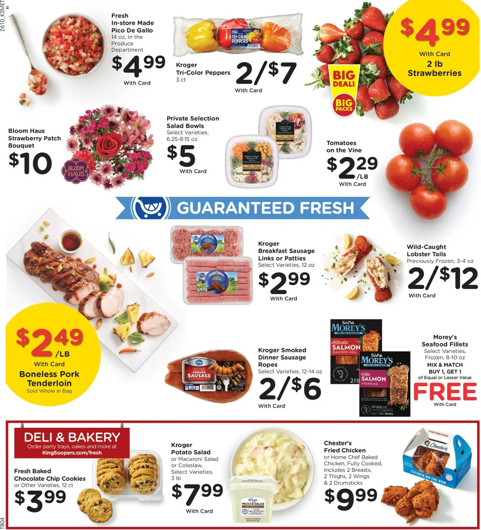 King Soopers Weekly Ad - valid from 08.04.2026 | Page: 11 | Products: Chocolate, Strawberries, Seafood, Grill