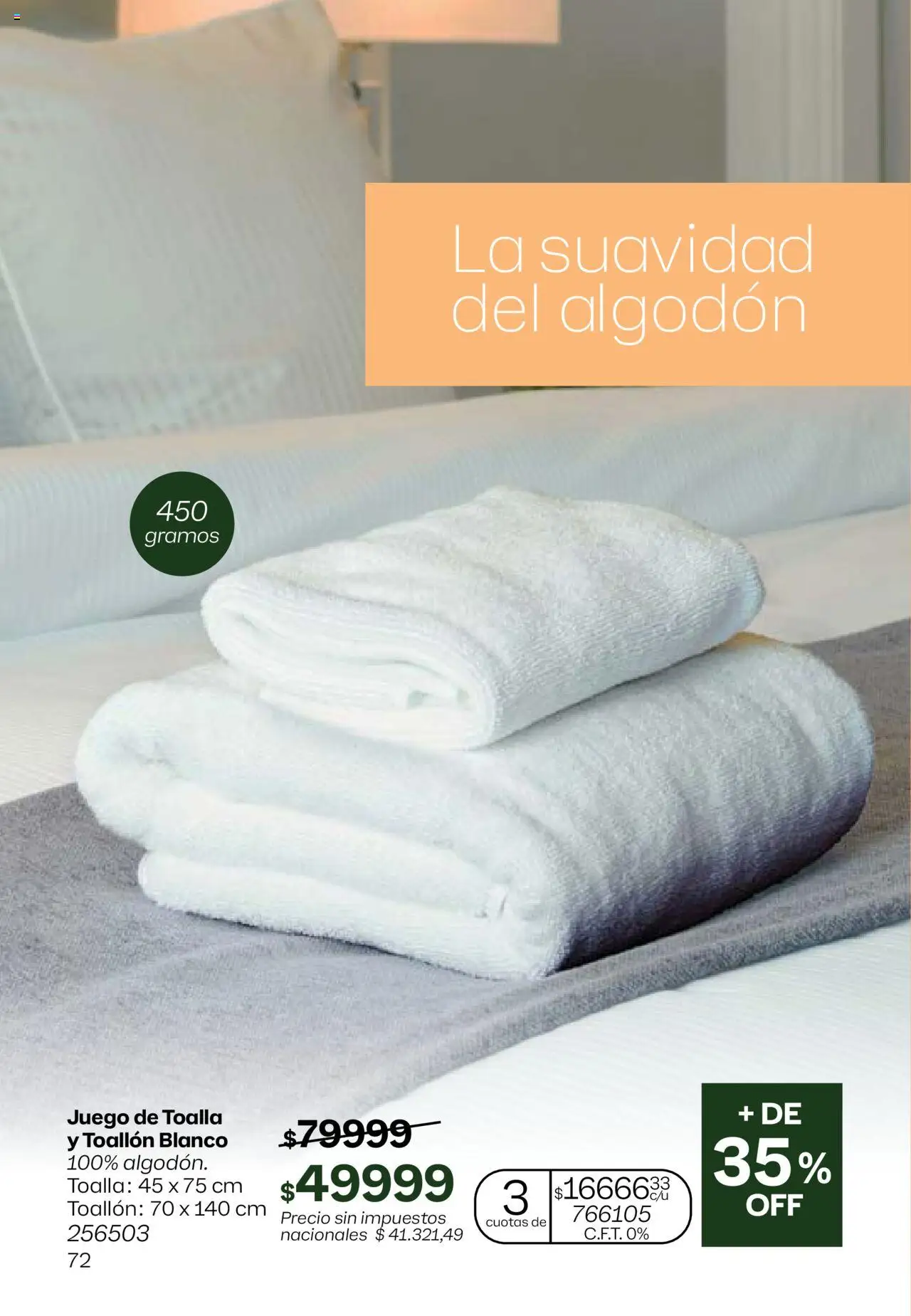 Tupperware Folleto │ válido desde el 08.09.2025 | Página: 73 | Productos: Toalla, Algodón