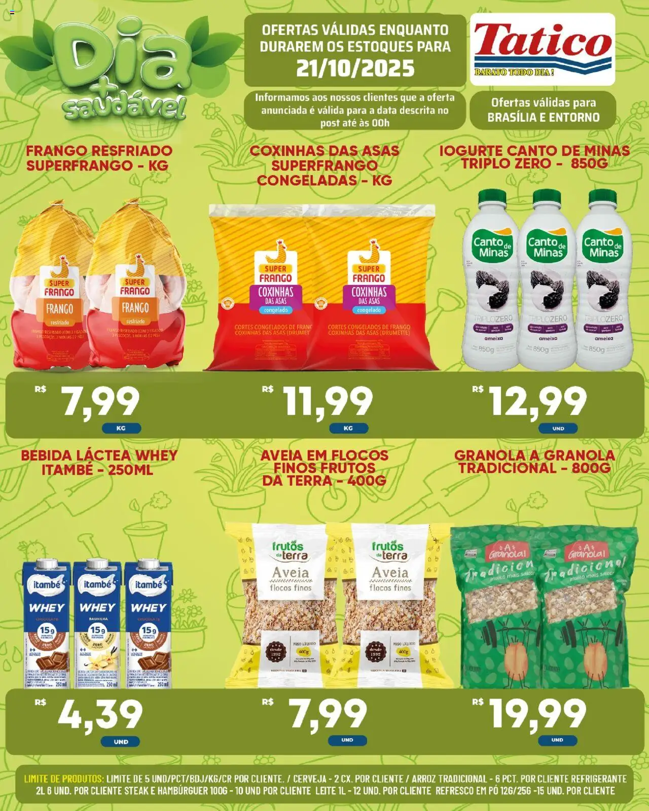 Tatico Folheto - válido de 21.10.2025 | Página: 7 | Produtos: Cerveja, Arroz, Hambúrguer, Frango