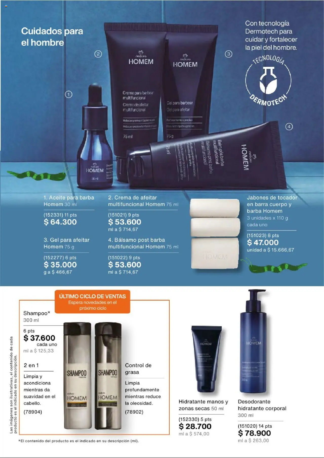 Natura revista - valida desde el 03.09.2025 | Página: 46 | Productos: Crema, Bálsamo, Shampoo, Aceite