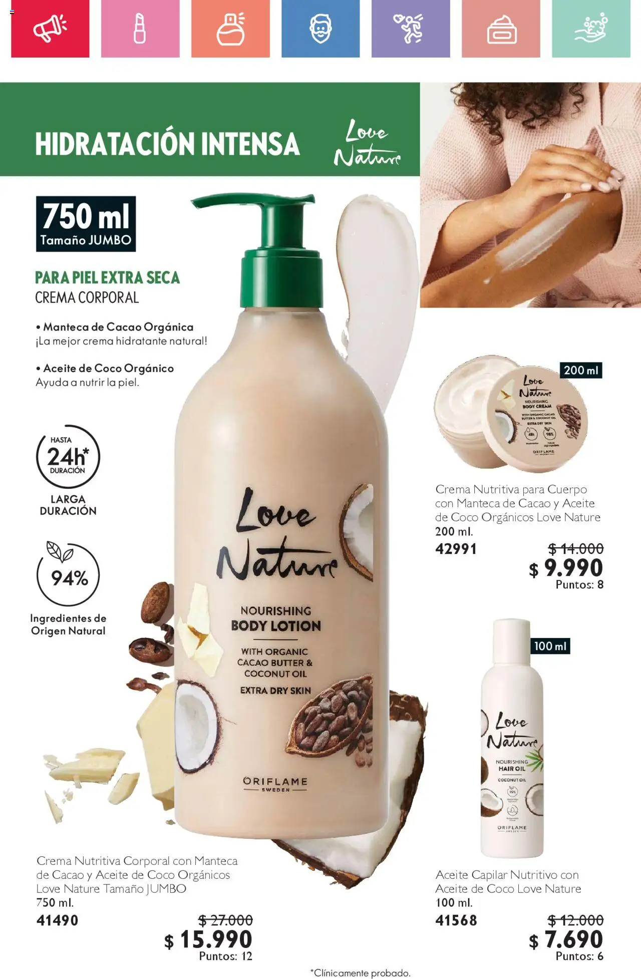 Oriflame catálogo │ válido desde el 02.08.2025 | Página: 64 | Productos: Cacao, Manteca, Aceite, Crema