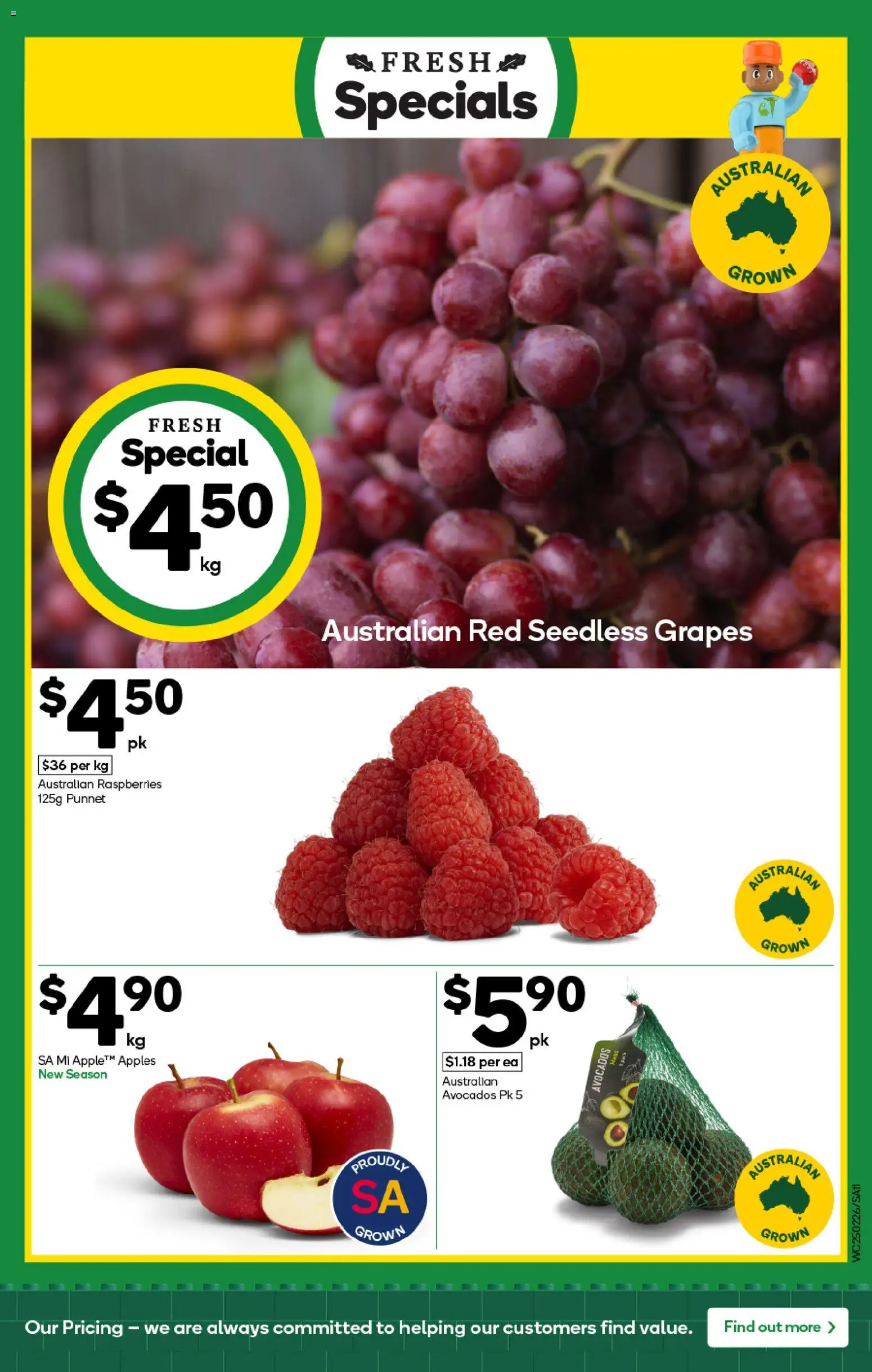 Woolworths catalogue - valid from 25.02.2026 | Page: 11 | Products: Apples, Grapes