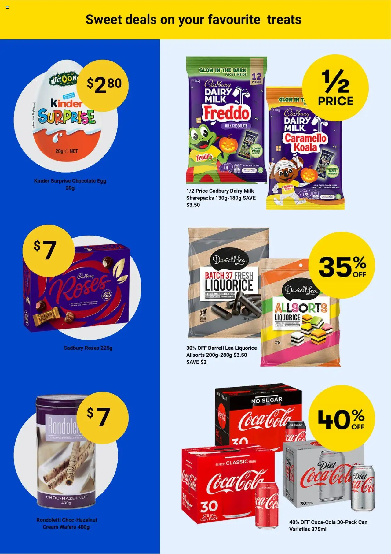 Big W catalogue - valid from 16.10.2025 | Page: 4 | Products: Milk, Dairy, Chocolate, Cream