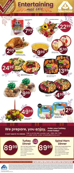 Preview of Albertsons weekly ads valid from 19.11.2025