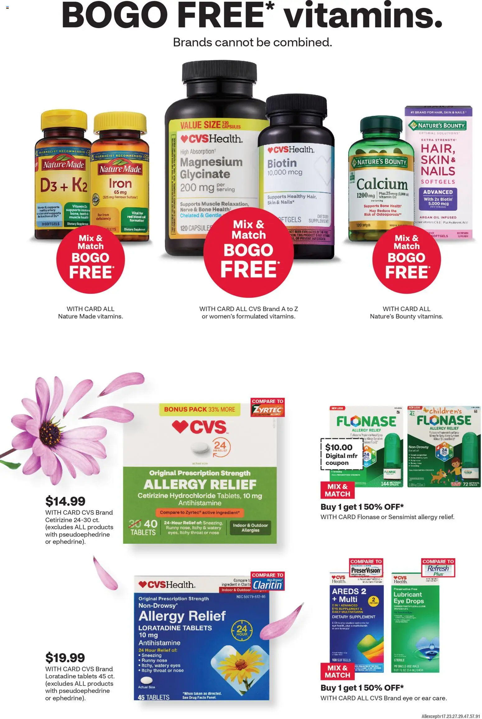 CVS Pharmacy Weekly Ad - NJ - valid from 19.04.2026 | Page: 4 | Products: Multivitamin, Vitamin, Oil, Iron