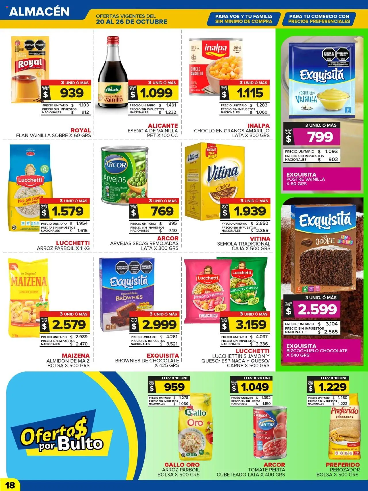 Carrefour Maxi catálogo - Chubut │ válido desde el 20.10.2025 | Página: 18 | Productos: Arvejas, Maiz, Jamón, Espinaca