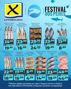 X Supermercados - Ofertas Peixaria  - Pré-Visualização do folheto da loja X Supermercados, válido de 06.01.2026