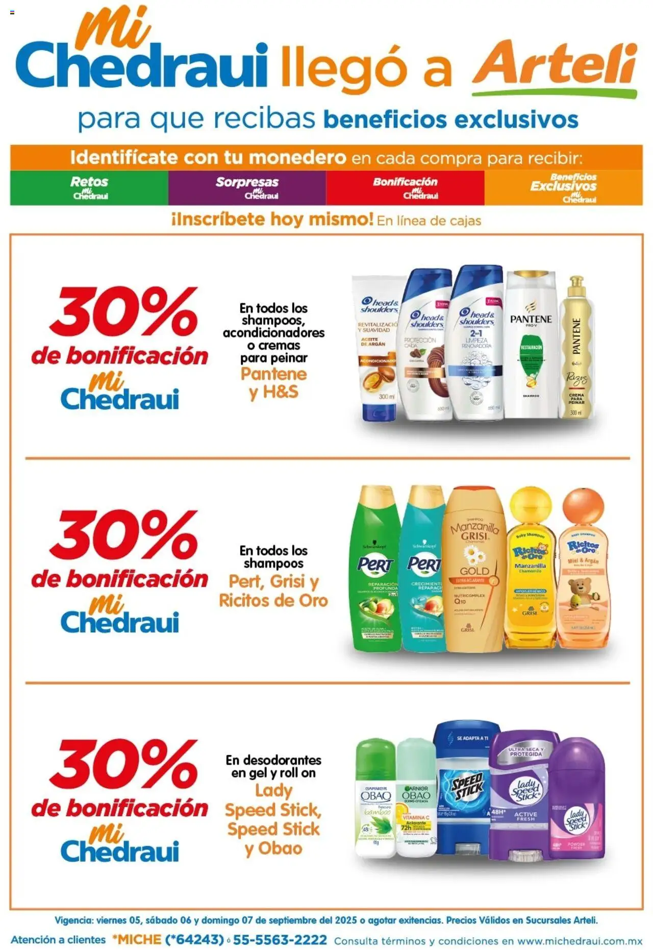 Nuevas ofertas de Arteli válidas en toda la República Mexicana desde el 05.09.2025. ¡Encuentra las mejores ofertas en Arteli - Folleto MiChedraui! | Página: 1 | Productos: Crema, Monedero, Aceite