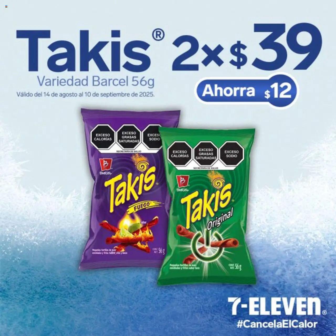 Nuevas ofertas de 7-Eleven válidas en toda la República Mexicana desde el 14.08.2025. ¡Encuentra las mejores ofertas en 7-Eleven folleto! | Página: 18 | Productos: Audio, Taco