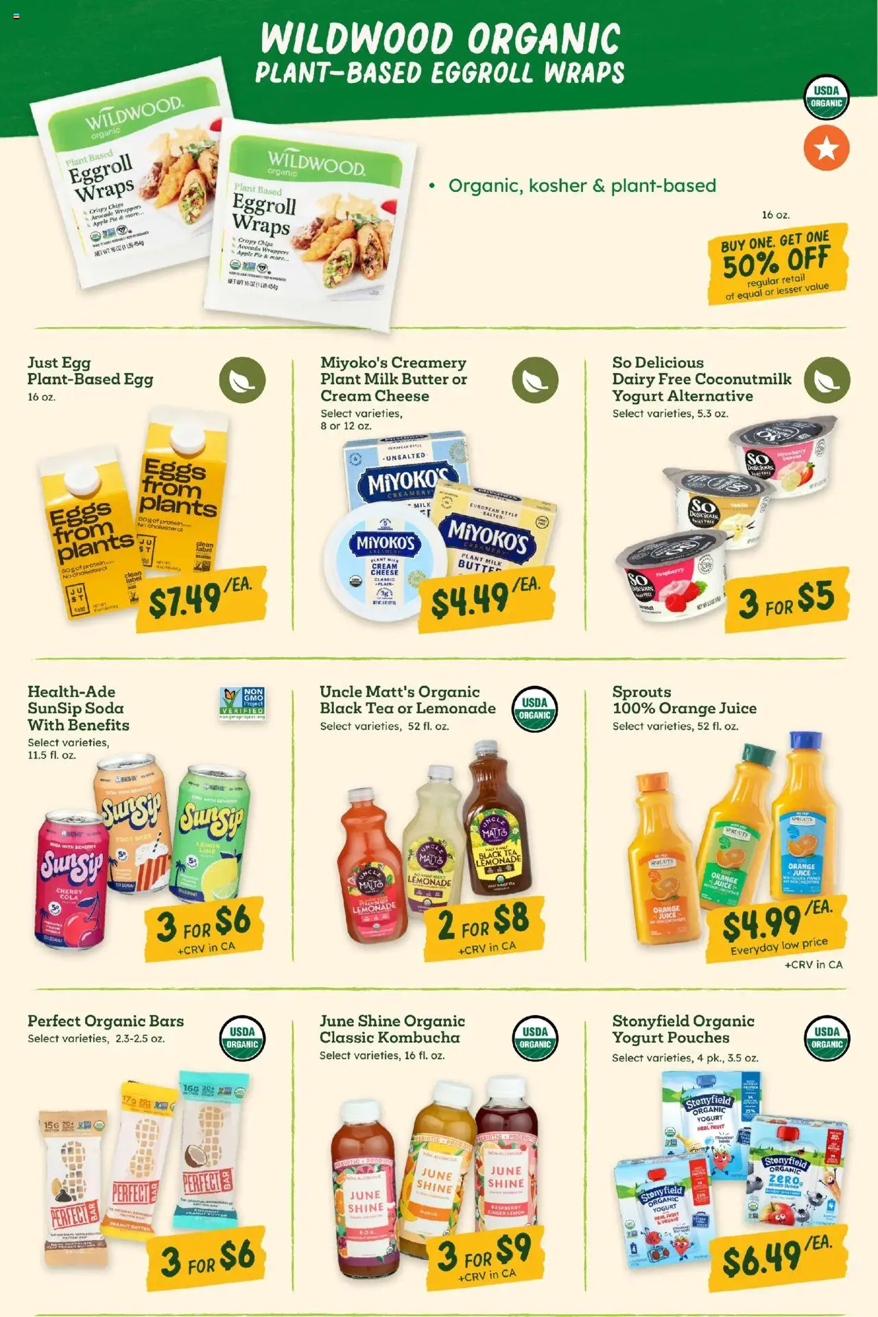 Sprouts Monthly Ad - valid from 31.07.2025 | Page: 28 | Products: Yogurt, Chips, Cream, Lemon