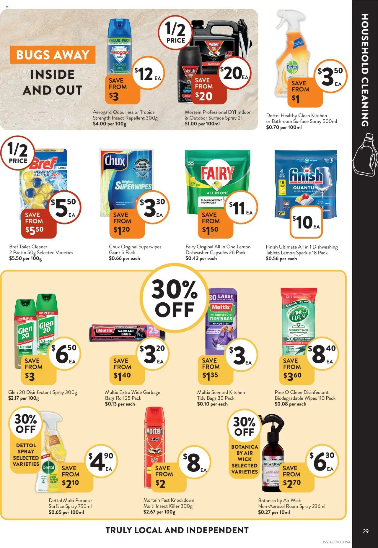 Foodworks catalogue - valid from 01.10.2025 | Page: 29 | Products: Toilet, Cleaner, Tablets, Bathroom