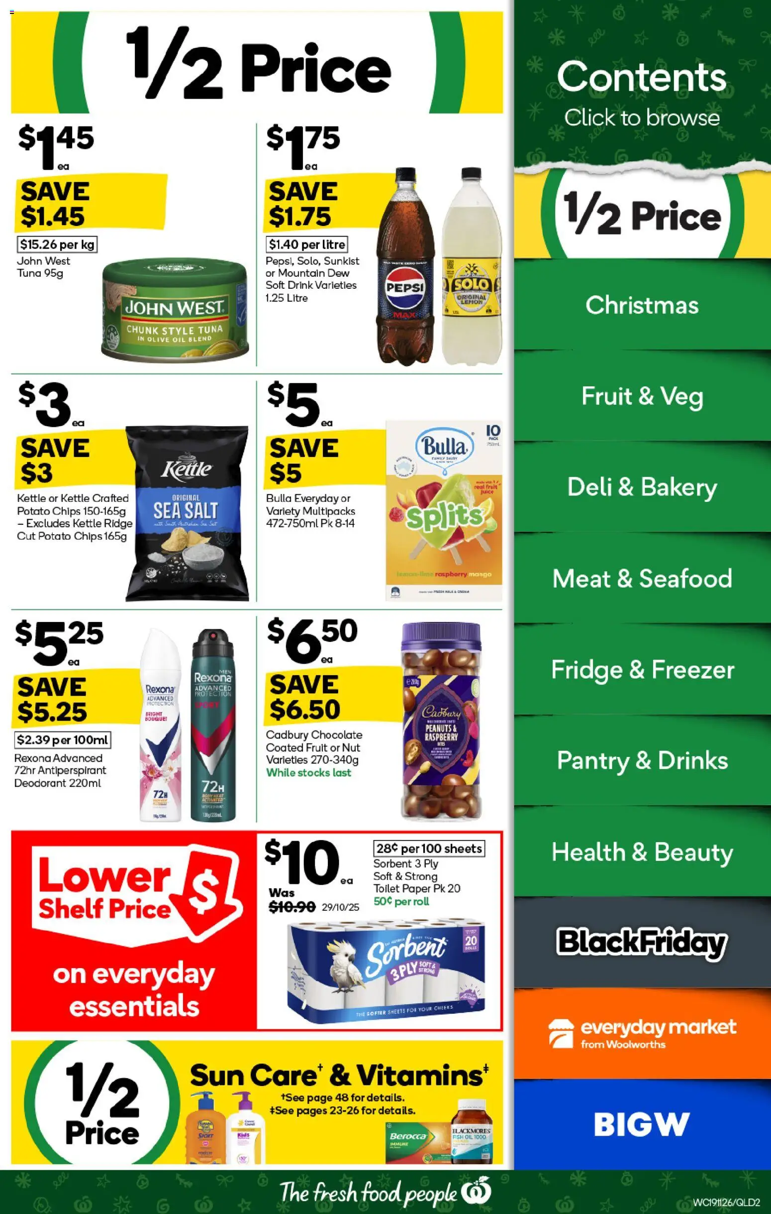 Woolworths catalogue - valid from 19.11.2025 | Page: 2 | Products: Pepsi, Olive oil, Salt, Mango