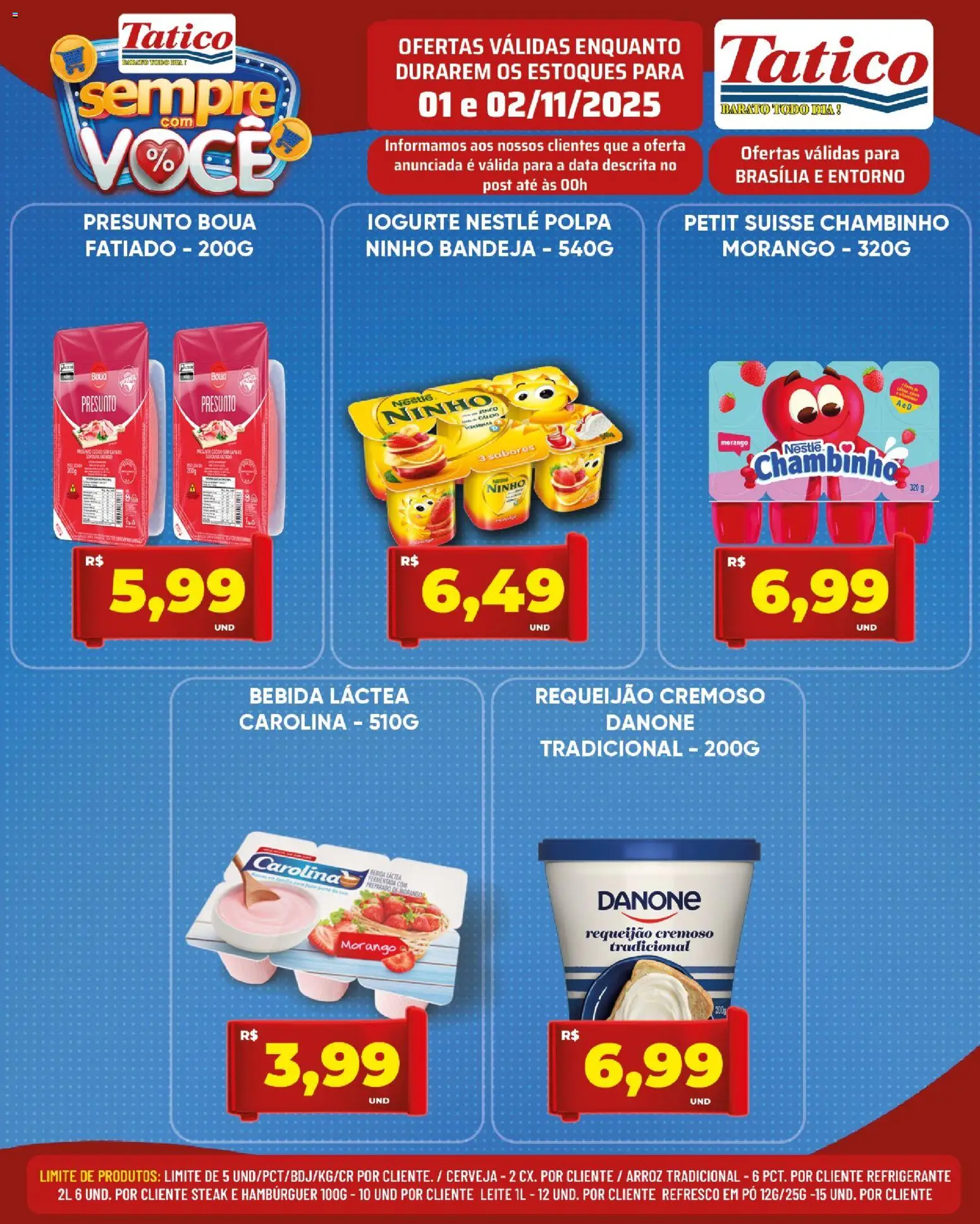 Tatico Folheto - válido de 03.11.2025 | Página: 29 | Produtos: Pó, Leite, Iogurte, Bebida