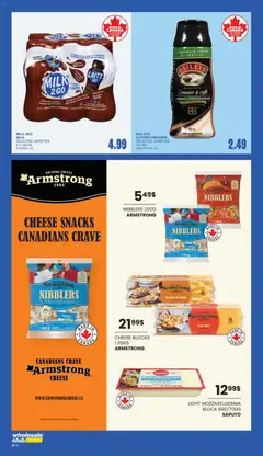 Preview of Wholesale Club weekly flyer / circulaire from shop Wholesale Club valid from 19.02.2026 | Page: 16 | Products: Milk, Cheese, Coffee, Chocolate