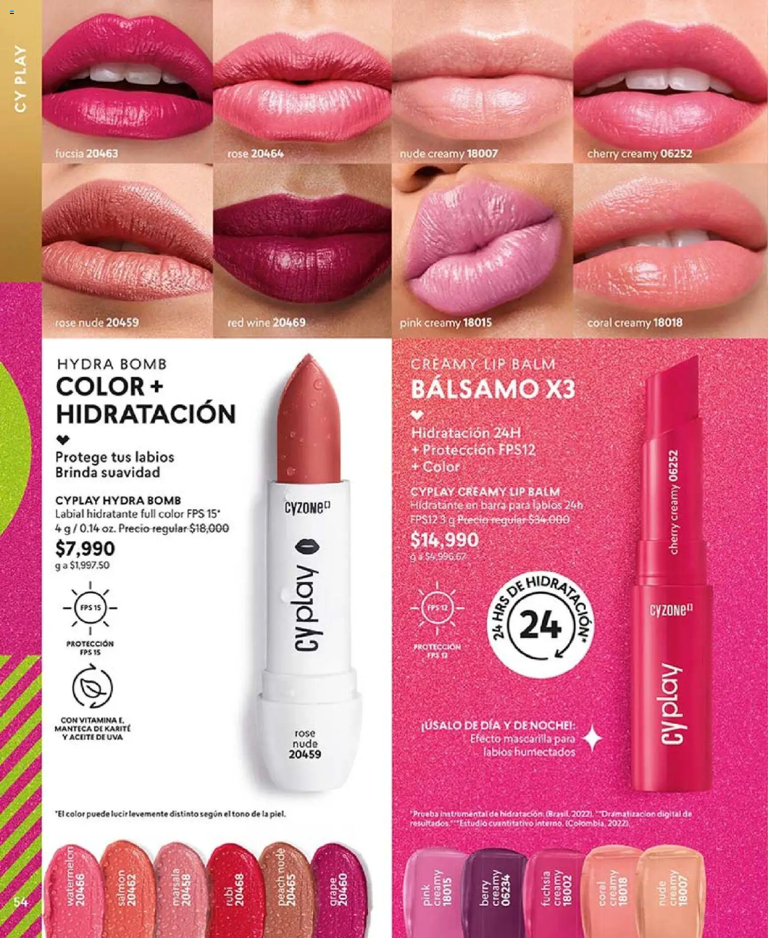 CyZone revista - valida desde el 03.11.2025 | Página: 54 | Productos: Bálsamo, Mascarilla, Uva, Manteca