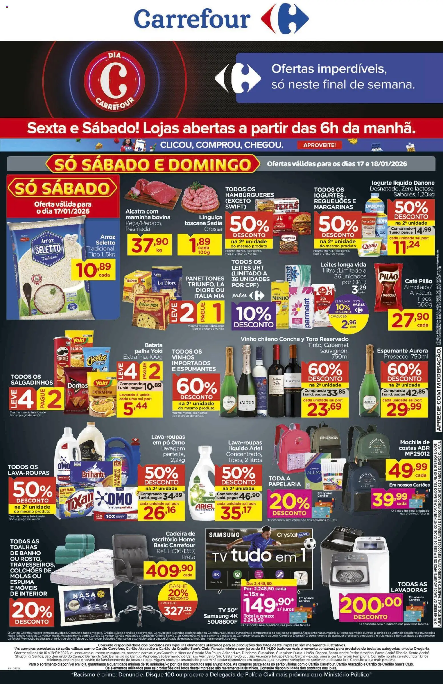 Carrefour Folheto - válido de 16.01.2026 | Página: 2 | Produtos: Ariel, Linguiça, Sal, Xbox