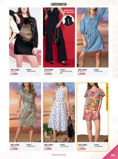 Vista previa de Andrea catálogo Outlet, nuevo folleto de la tienda, válido en México a partir del 21.12.2025 | Página: 155 | Productos: Sal, Ropa, Vestido