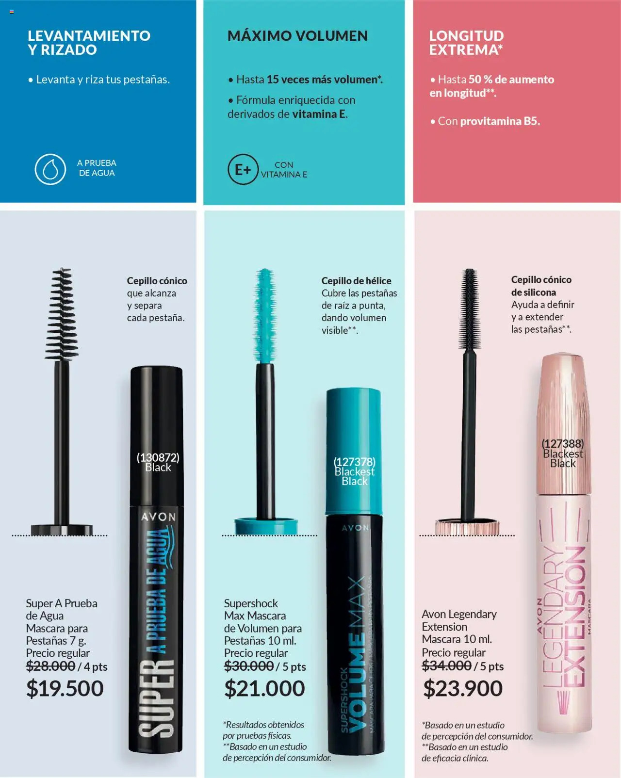 Avon revista - valida desde el 12.09.2025 | Página: 23 | Productos: Agua, Cepillo, Máscara