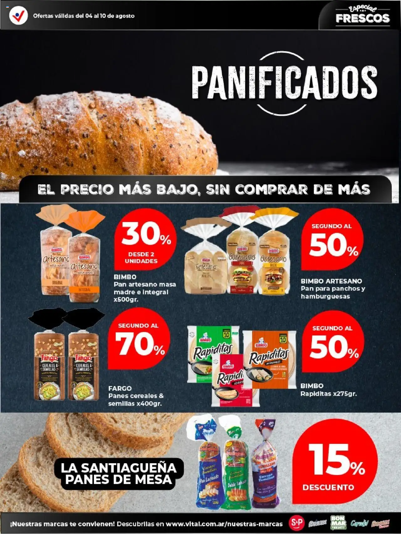 Vital - Especial frescos │ válido desde el 04.08.2025 | Página: 9 | Productos: Semillas, Pan, Té, Cereales