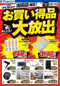 06.09.2025から有効なオファーを含む ヤマダ 電機 - お買い得品大放出!