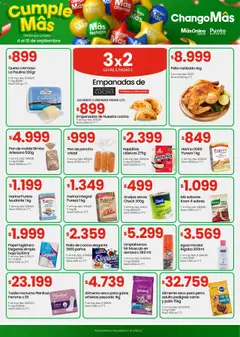 Changomas ofertas │ válido desde el 04.09.2025 | Página: 9 | Productos: Molde, Pollo, Arvejas, Pan