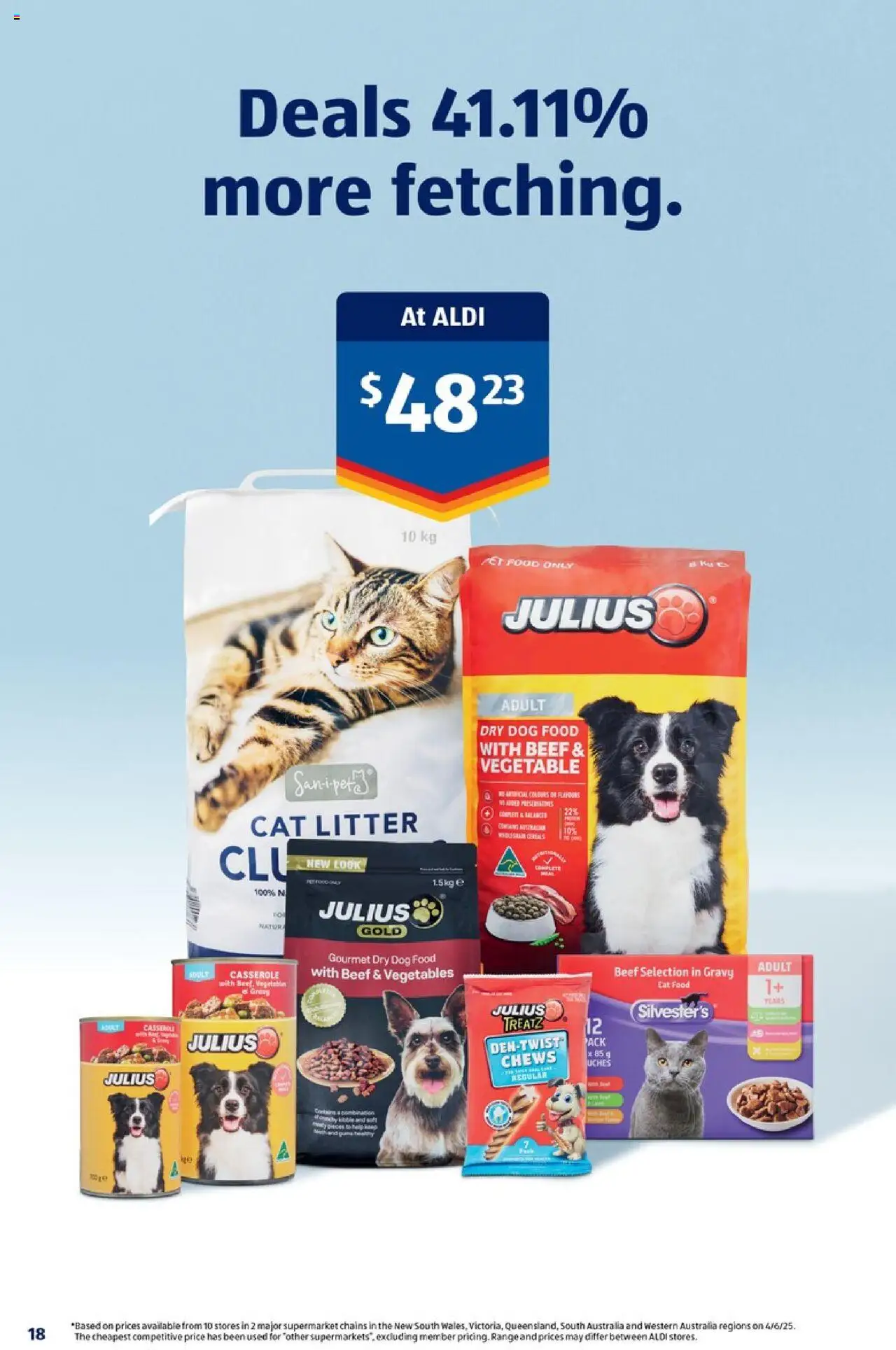 Aldi catalogue - valid from 25.06.2025 | Page: 18 | Products: Beef, Dog food, Vegetables