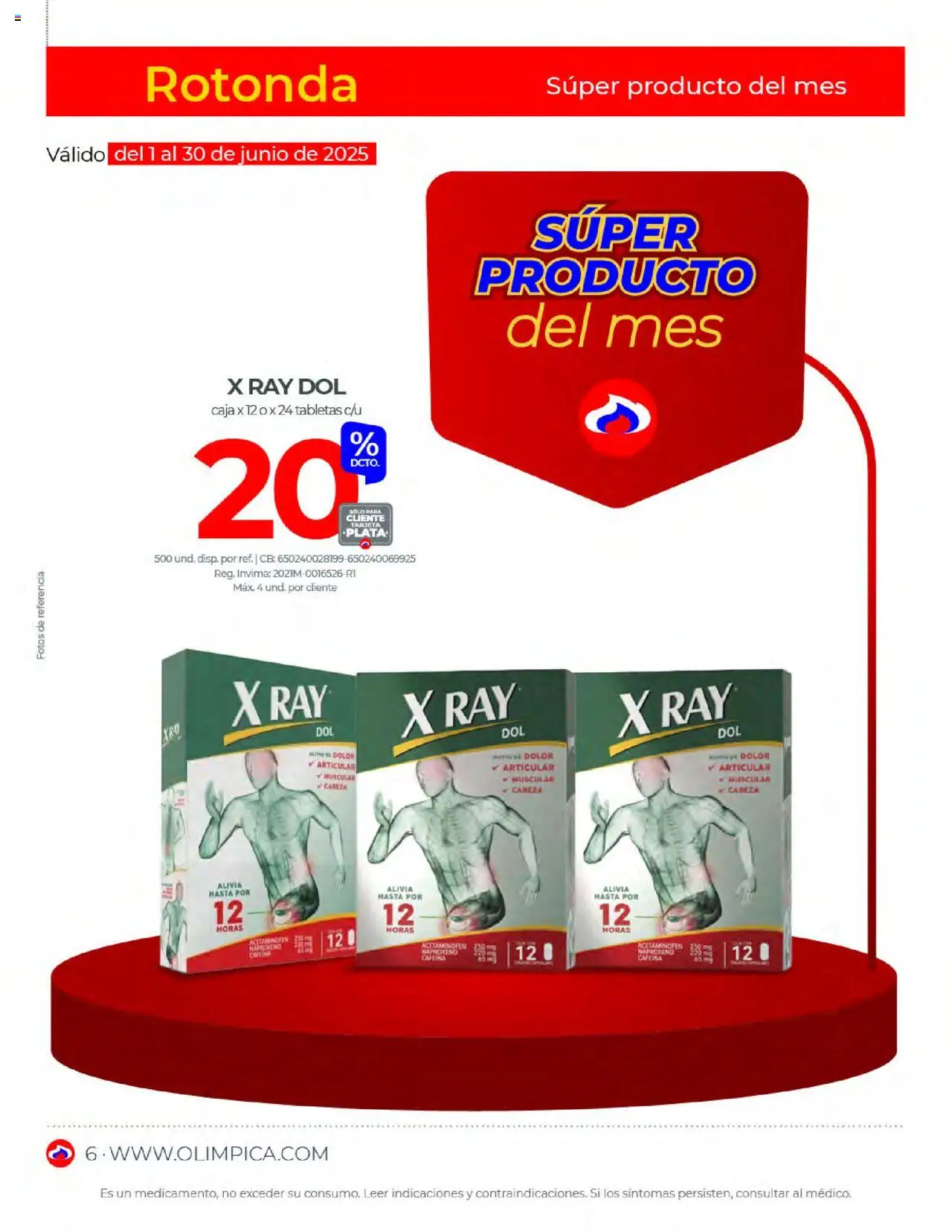 Olímpica revista - valida desde el 01.06.2025 | Página: 6 | Productos: Caja