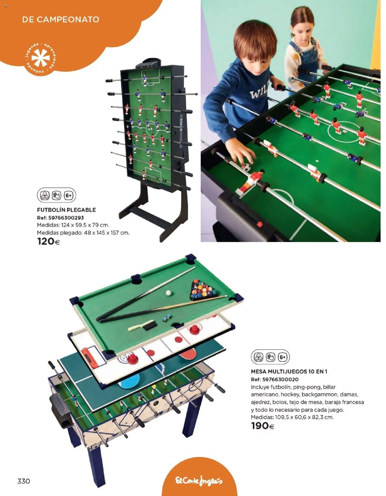 Nuevas ofertas de El Corte Inglés válidas en toda la República Mexicana desde el 27.10.2025. ¡Encuentra las mejores ofertas en El Corte Inglés catálogo Juguetes! | Página: 330 | Productos: Mesa