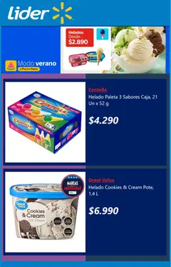 Lider ofertas  válido desde el 13.01.2026 | Página: 5 | Productos: Chocolate, Helado