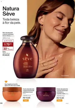 Natura Folheto - válido de 09.09.2025 | Página: 138 | Produtos: Desodorante, Óleo, Doces, Amêndoas