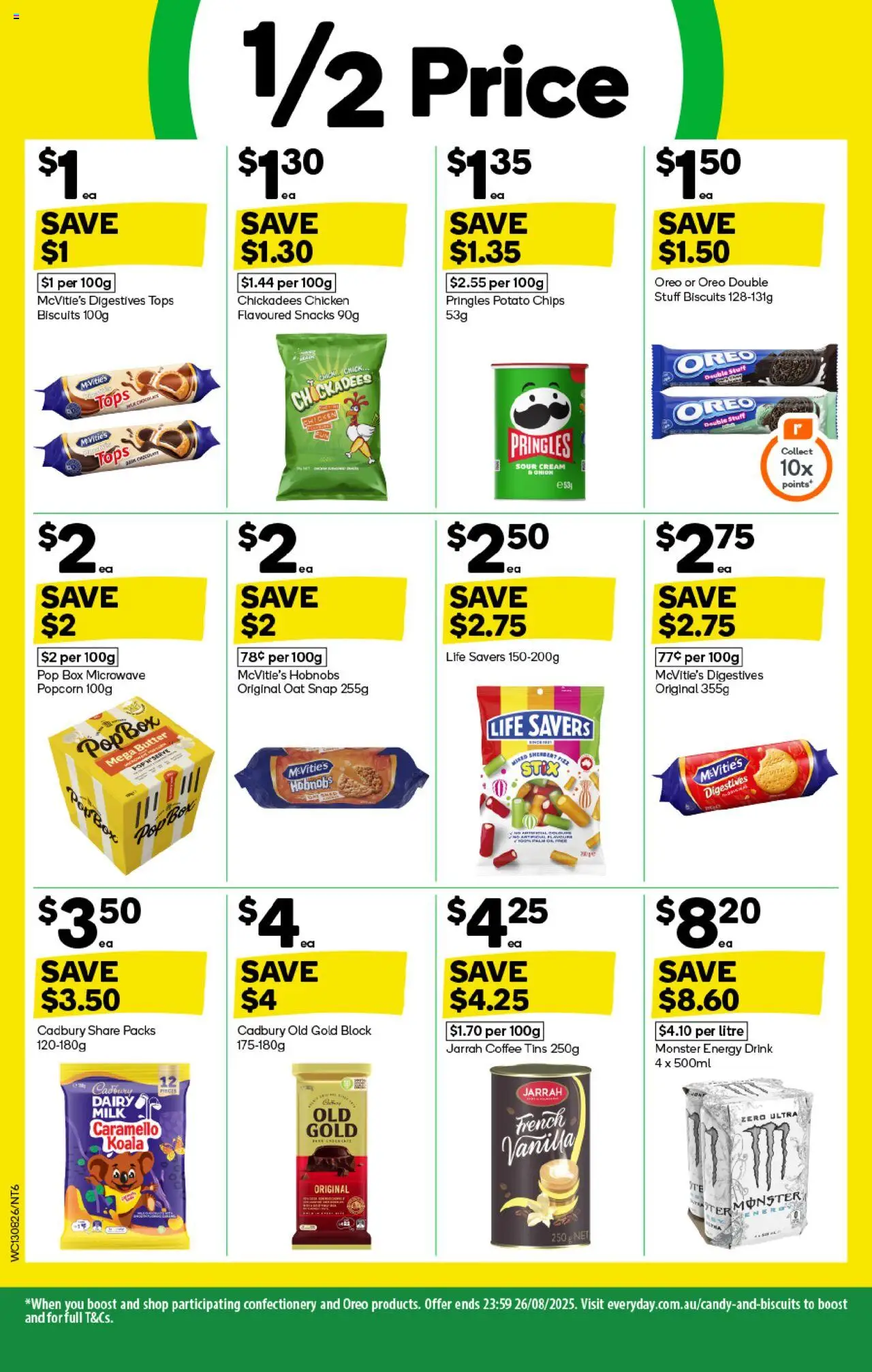 Woolworths catalogue - valid from 13.08.2025 | Page: 6 | Products: Milk, Dairy, Butter, Chips