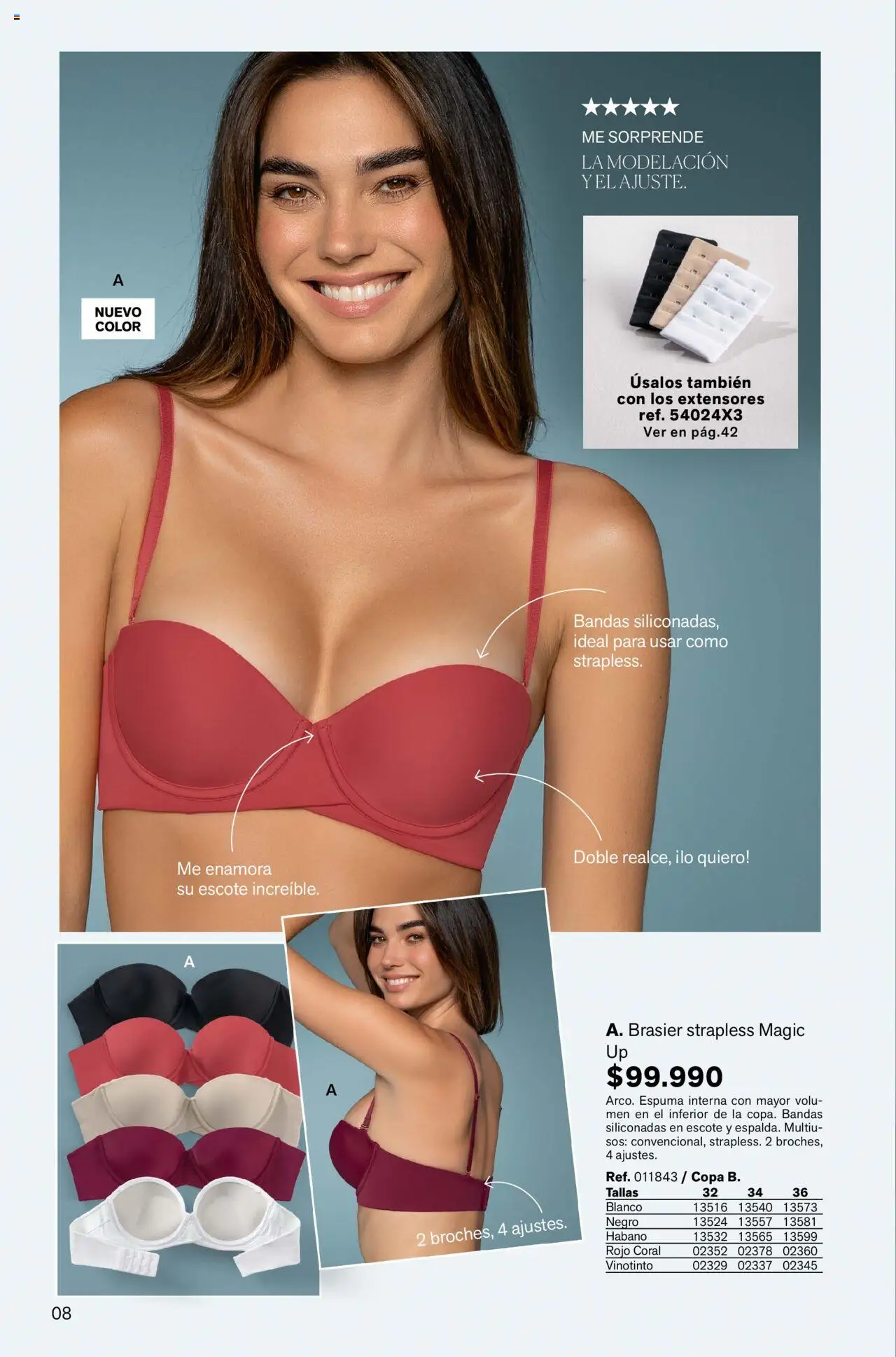 Leonisa revista - valida desde el 01.10.2025 | Página: 8 | Productos: Espuma, Brasier