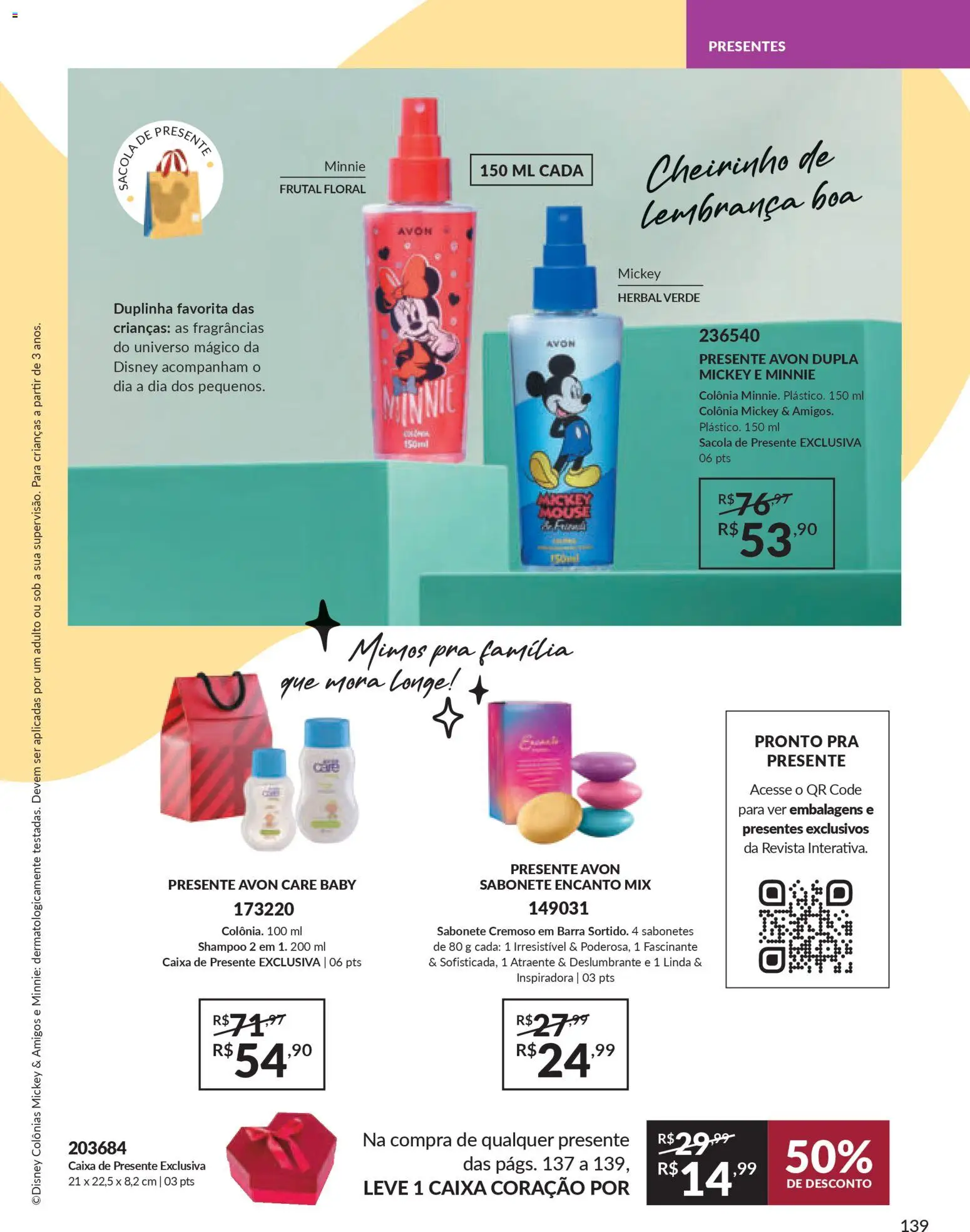 Avon Folheto - válido de 06.01.2026 | Página: 139 | Produtos: Shampoo, Revista, Caixa, Sabonete