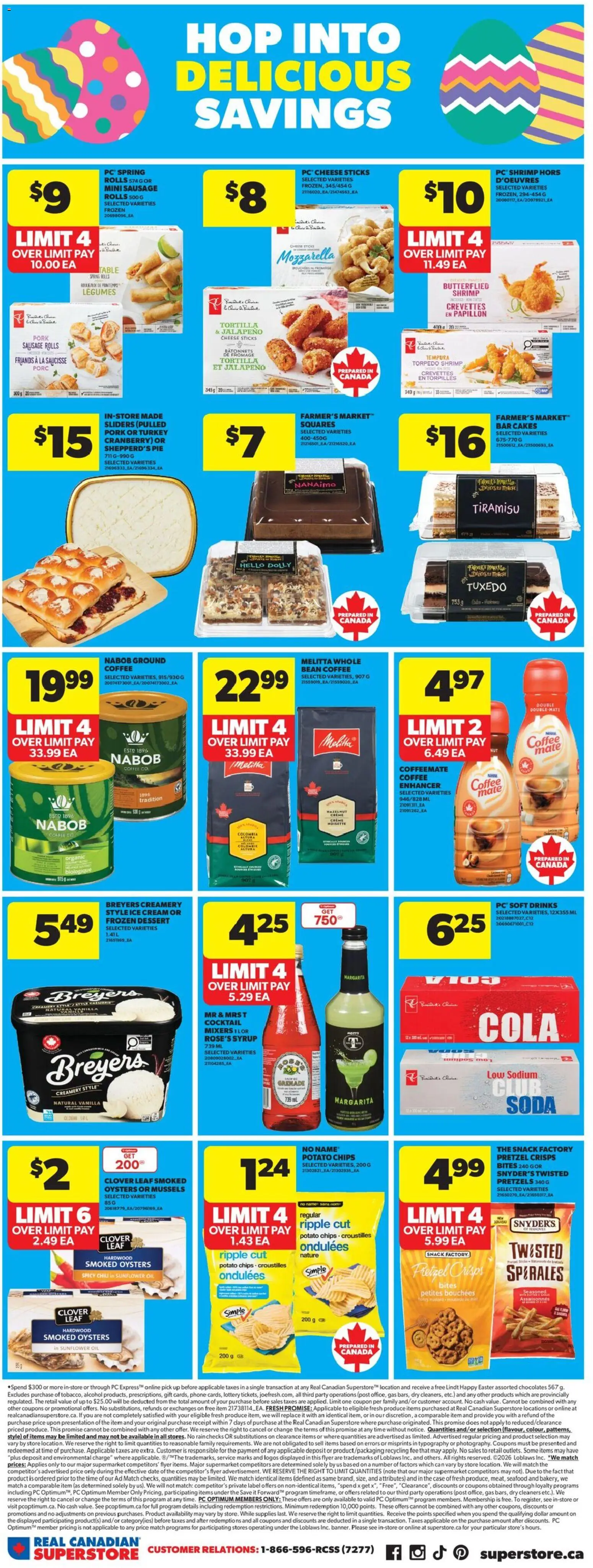 Real Canadian Superstore flyer valid from 26.03.2026 | Page: 9 | Products: Chips, Phone, Case, Oil