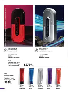 Vista previa de Shampoo cabello y cuerpo, Shampoo cabello y cuerpo 5 variantes. 90 ml, nuevo folleto de la tienda, válido en México a partir del 12.09.2025 | Página: 100 | Productos: Manzana, Aceite, Fragancia