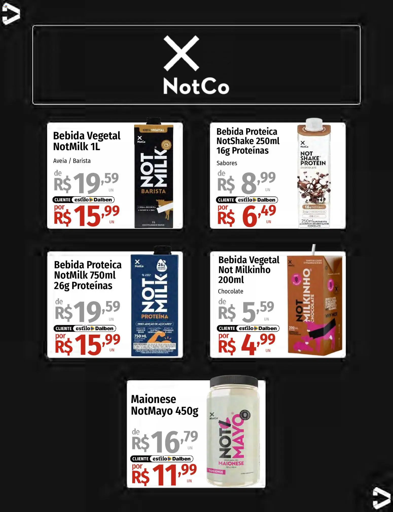 Supermercado Dalben Folheto - válido de 13.11.2025 | Página: 14 | Produtos: Ovos, Chocolate, Bebida, Maionese