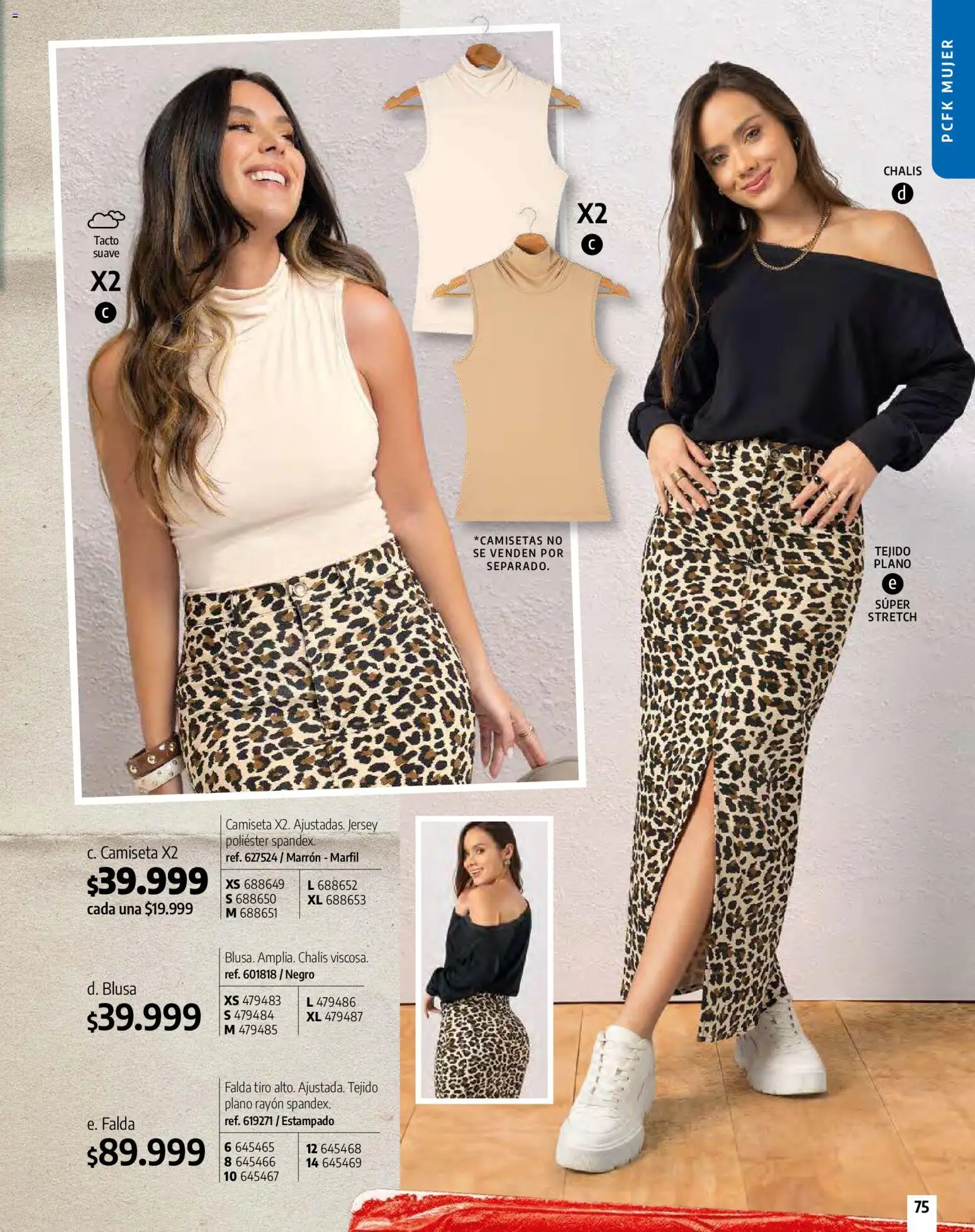 Pacifika revista - valida desde el 01.01.2026 | Página: 75 | Productos: Falda, Camiseta, Blusa