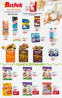 Bistek Supermercados ofertas Quarta dos Frios - Pré-Visualização do folheto da loja Bistek Supermercados, válido de 25.03.2026
