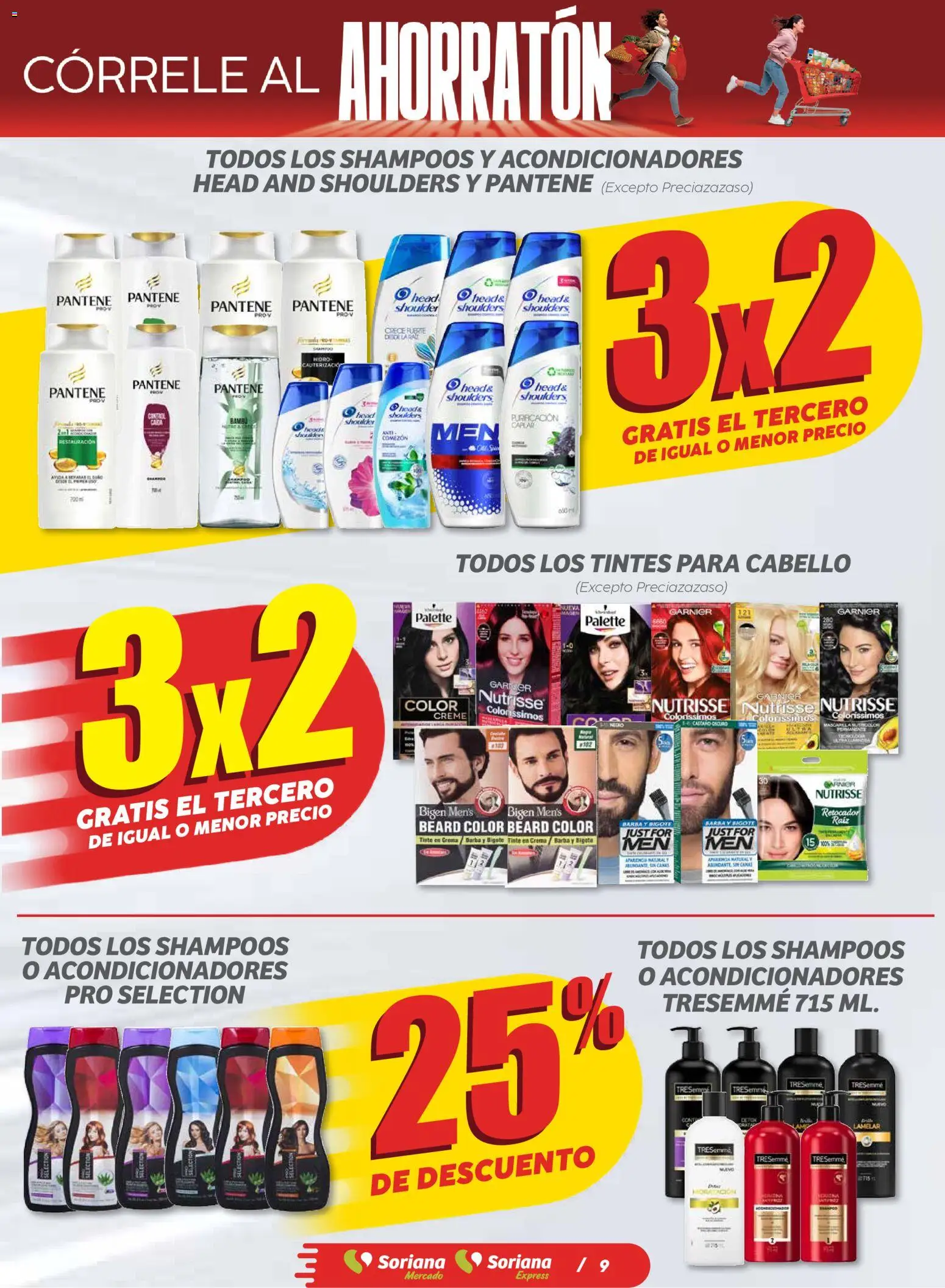 Nuevas ofertas de Soriana válidas en toda la República Mexicana desde el 30.10.2025. ¡Encuentra las mejores ofertas en Soriana - Ahorratón Soriana Mercado Nacional! | Página: 9 | Productos: Crema, Barra